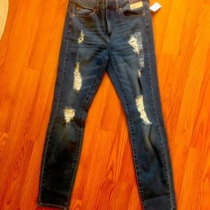 Aeropostale high rise ripped jean